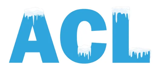 the word acl is made up of ice and icicles